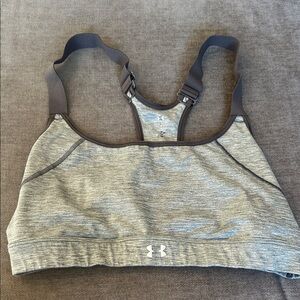 Under Armour Heathered Gray Sports Bra